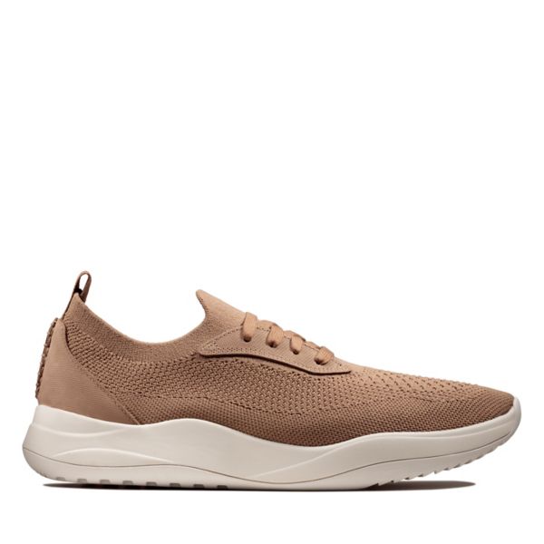 Clarks Mens Sift 92 Trainers Taupe | CA-8130672